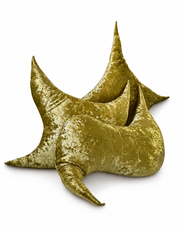 Producto - Almohadones decorativos Abstracts - Tribales x 3 - Dorados - 0