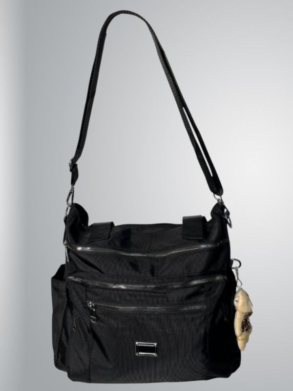 Producto - Tote Bag Impermeable Ivanna Negro