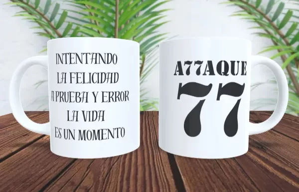 Producto - Taza - attaque 77 frase 3