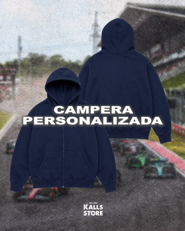 Producto - Campera azul marino personalizada