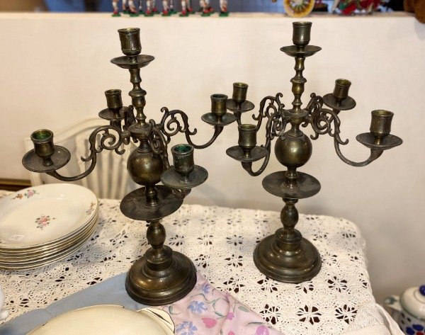 Producto - Par De Candelabros De 5 Velas