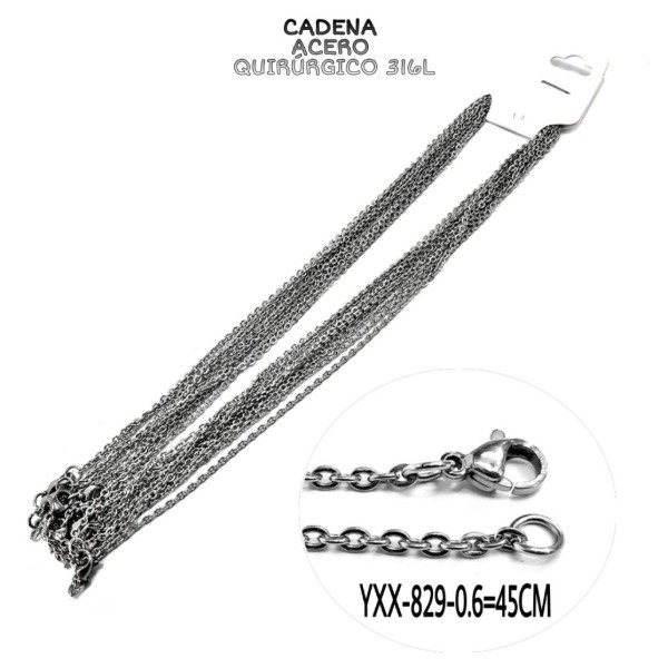 Producto - PACK X10 CADENAS ACERO QUIRÚRGICO