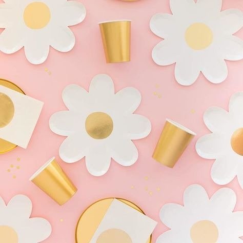 Producto - Platos Polipapel Margaritas