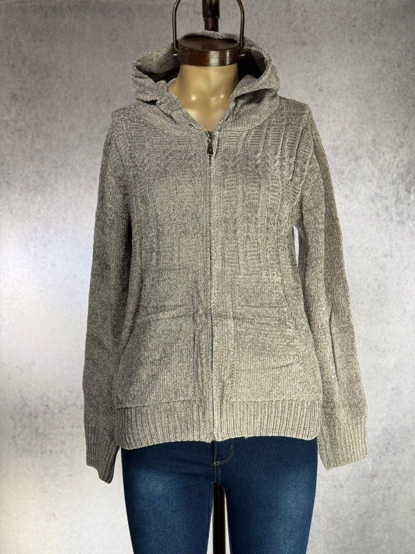 Producto - CAMPERA IMPORTADA CHENILLE CON BOLSILLOS
