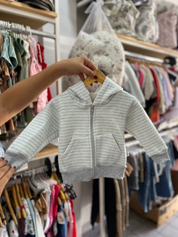 Producto - Campera a rayas con Frizza