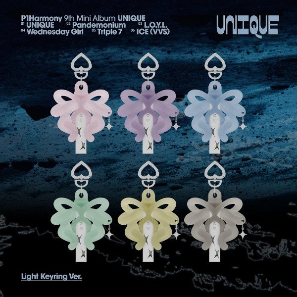 Producto - P1Harmony 9th Mini Album UNIQUE (LIGHT KEYRING Ver)