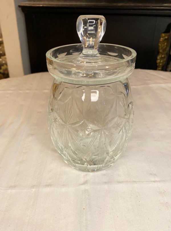 Producto - Bombonera Caramelera De Cristal Tallado
