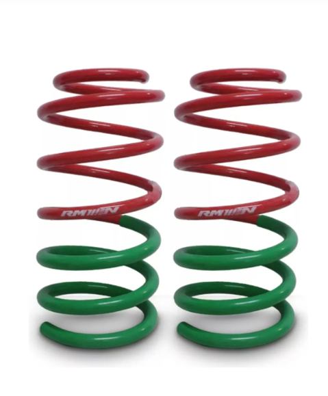 Producto - KIT X2 ESPIRALES DELANTEROS PROGRESIVOS RM PARA MOTOR DIESEL GOL POWER.