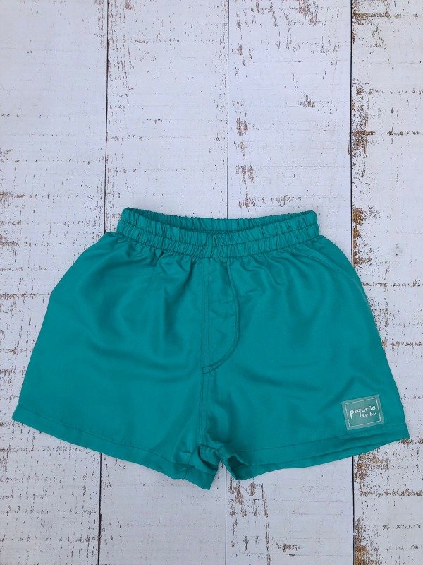 Producto - Short de Baño  liso Verde