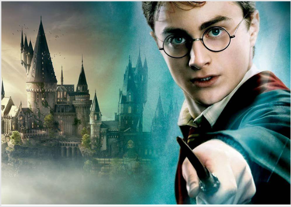 Producto - Lamina comestible rectangular Harry Potter 2