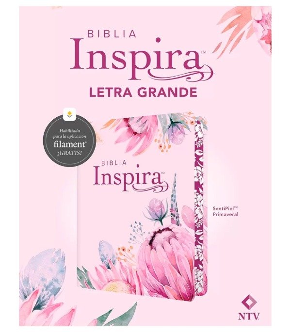 Producto - BIBLIA NTV INSPIRA LETRA GRANDE - Imitación Piel Primavera - 4