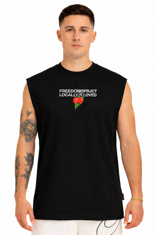 Producto - Musculosa Freedom Negra