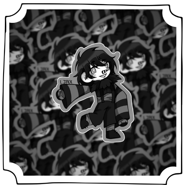 Producto - Sticker 8cm Laughing Jack