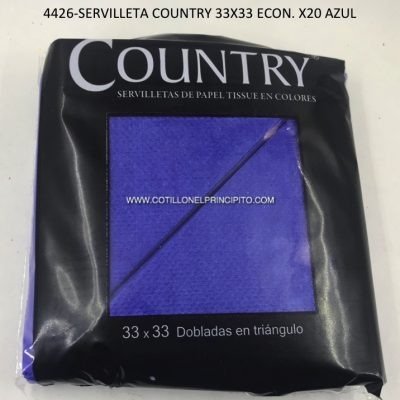 Producto - Country Económica Lisa Azul x40