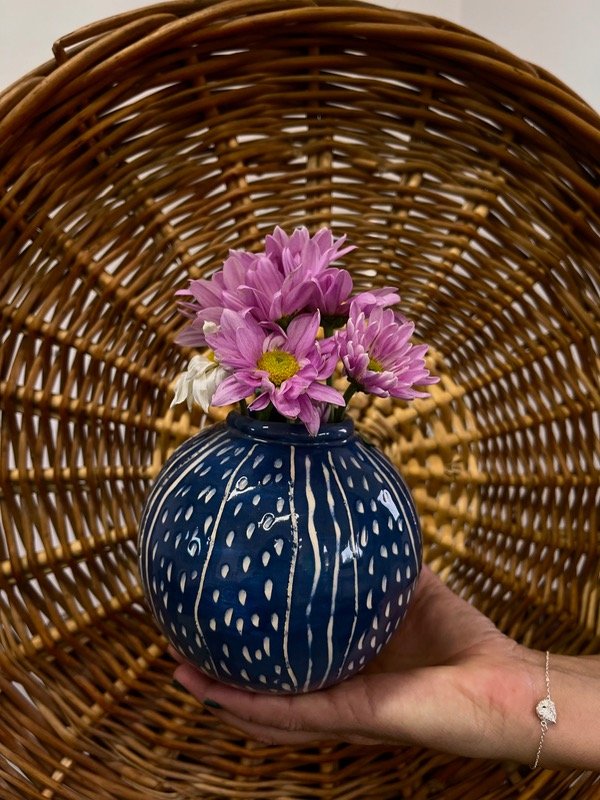 Producto - Florero azul noche