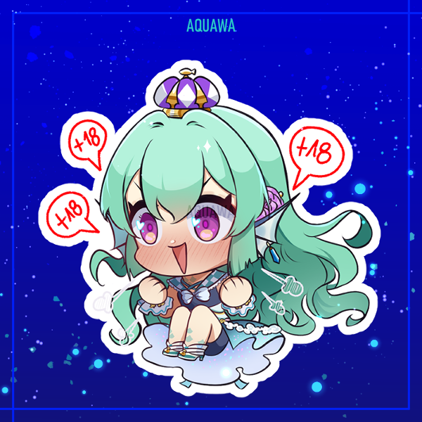Producto - Sticker de Finana Ryugu
