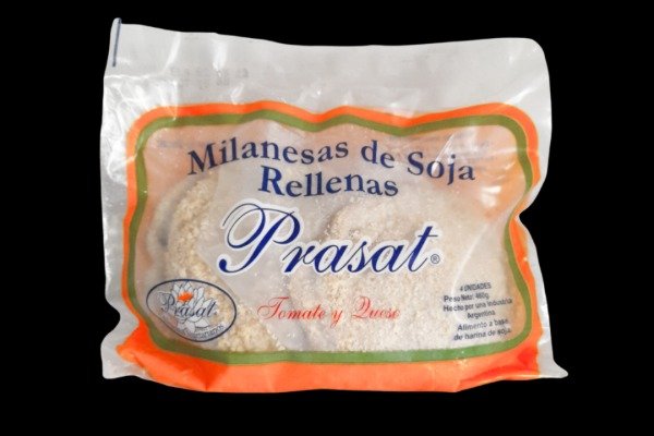 Producto - Prasat Milanesa De Soja Rellena Con Tomate Y Queso