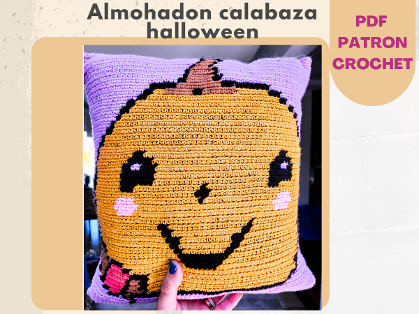 Producto - Patron tejido tapestry calabaza halloween!!! - 1