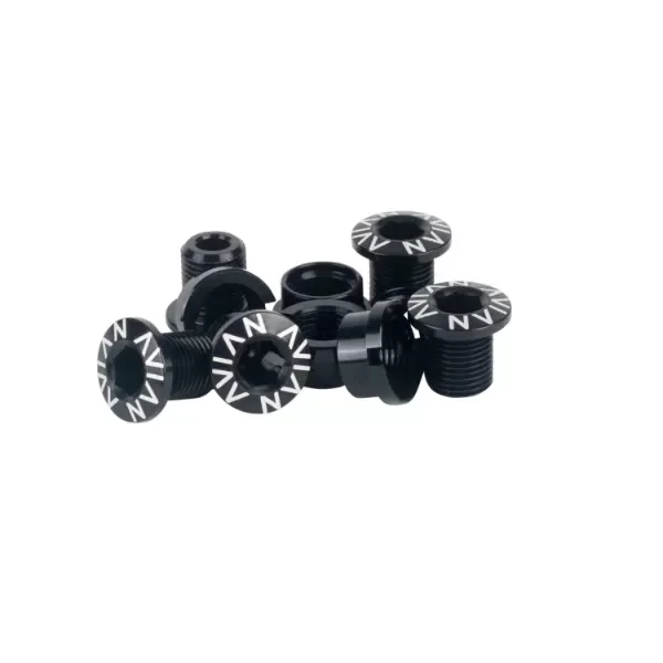 Producto - Tornillos de plato BMX de aleación aviar-Negro E22