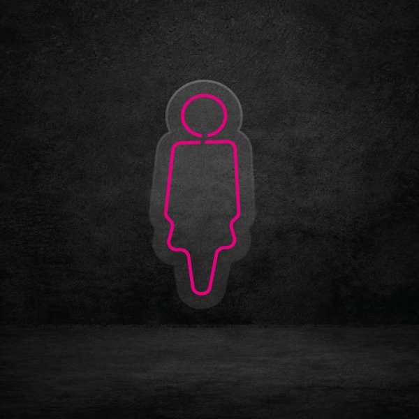 Producto - Señalizador baño mujer - 26x12