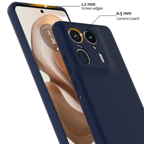 Producto - Funda Silicone Case Azul para Moto EDGE 50 Ultra