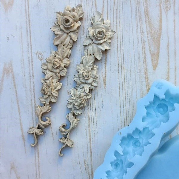 Producto - Molde de Mini Rosas Largo A