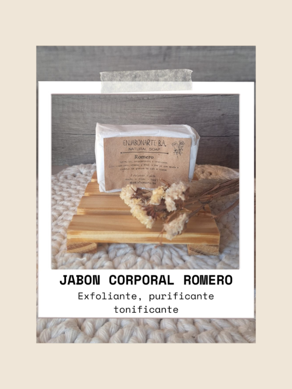 Producto - Jabón natural corporal "Romero"