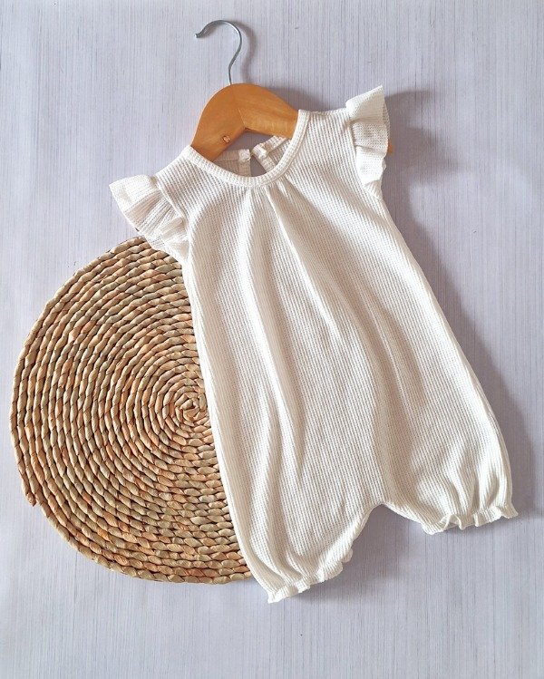 Producto - Enterito Pañalero Wafle Panal Blanco