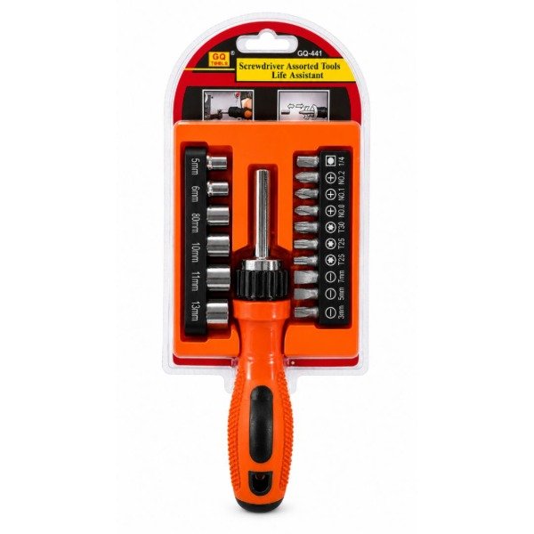 Producto - Set de Destornillador 17X5 CM 16 PUNTAS.