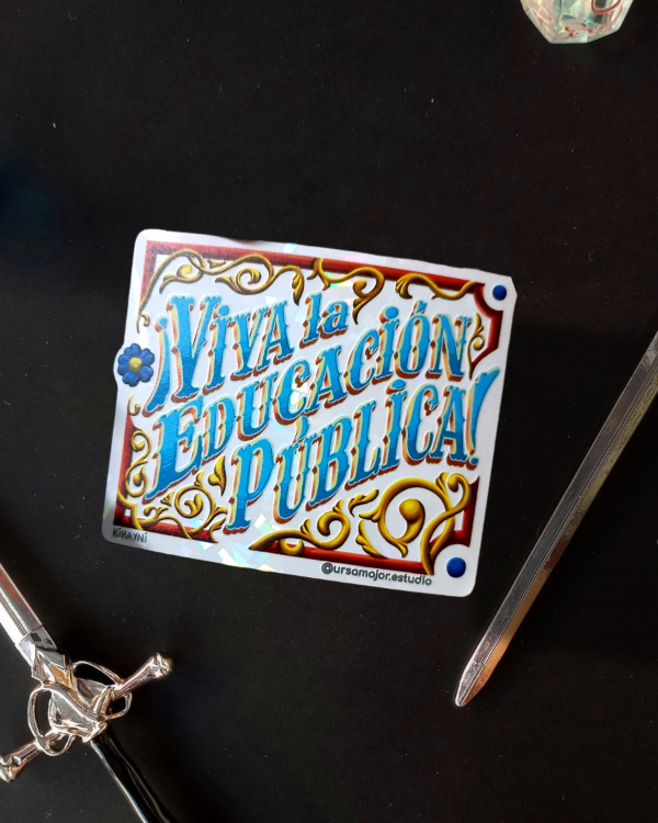 Producto - Viva la Educación Pública - Maxi Sticker - 0