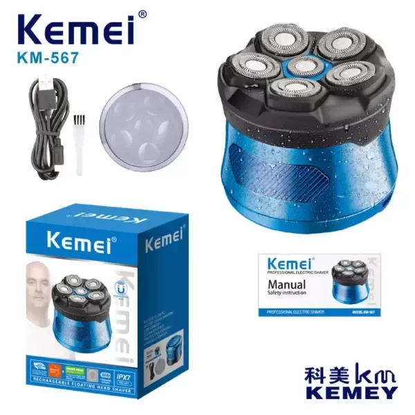 Producto - KEMEI MÁQUINA DE AFEITAR KM-567