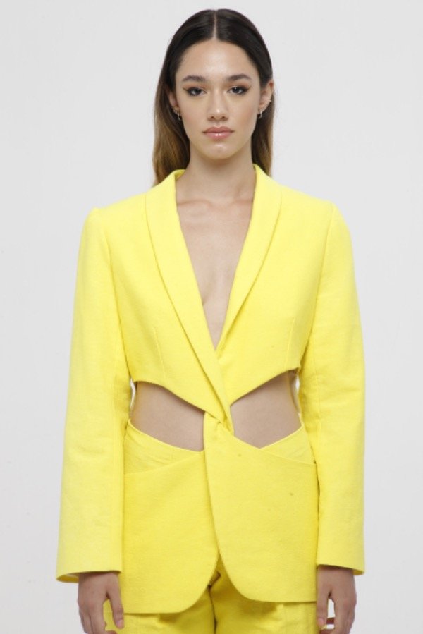 Producto - Blazer Cruzado Amarillo