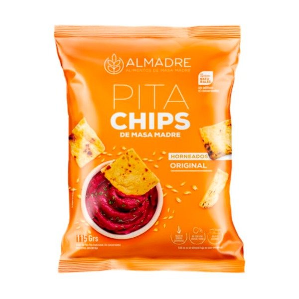 Producto - Pita Chips de Masa Madre Original x 115g ALMADRE