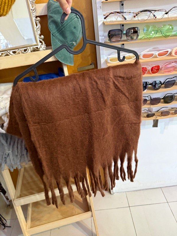 Producto - Bufandon marrón oscuro