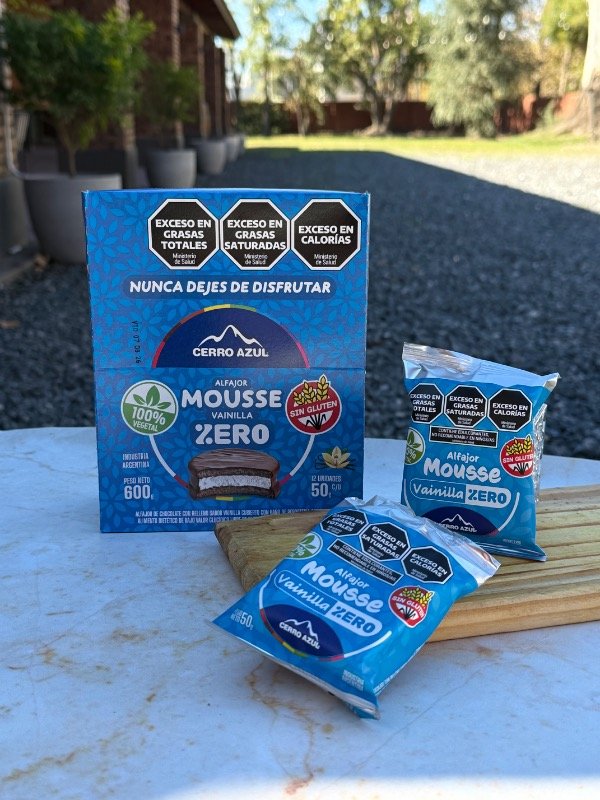 Producto - ALFAJORES CERRO AZUL / MOUSE DE VAINILLA