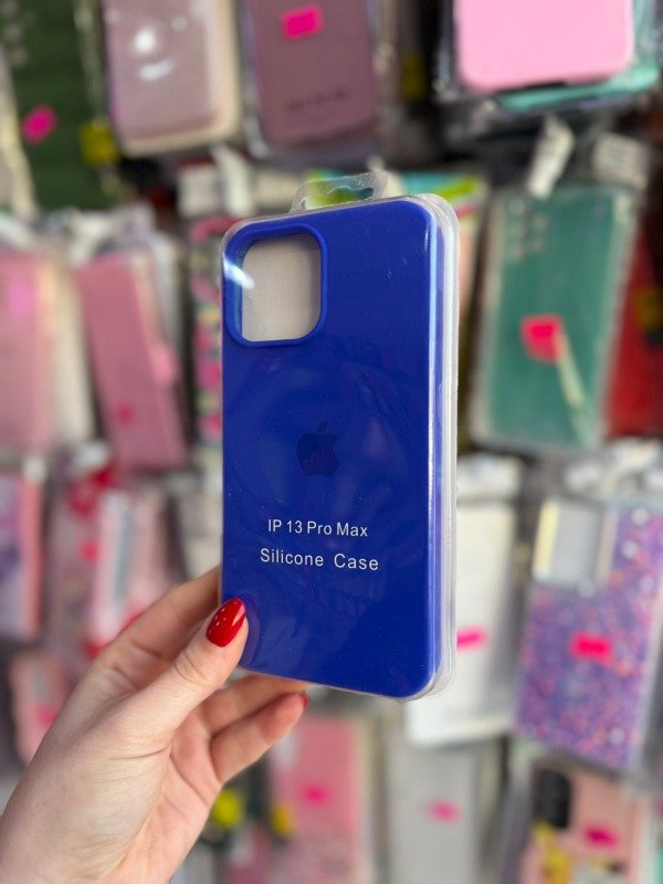 Producto - Silicone case Iphone 13 pro max azul francia