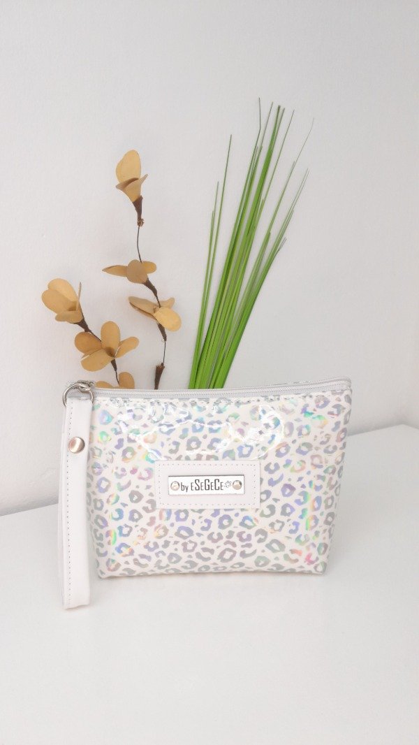 Producto - NECESER HOLOGRAM PRINT BLANCO