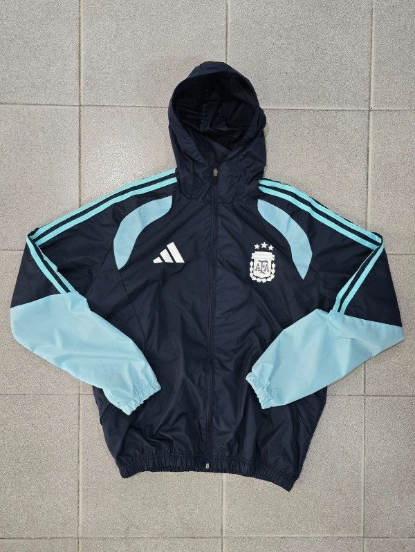 Producto - Campera Rompeviento Selección Argentina Mundial 2026 Azul Importada