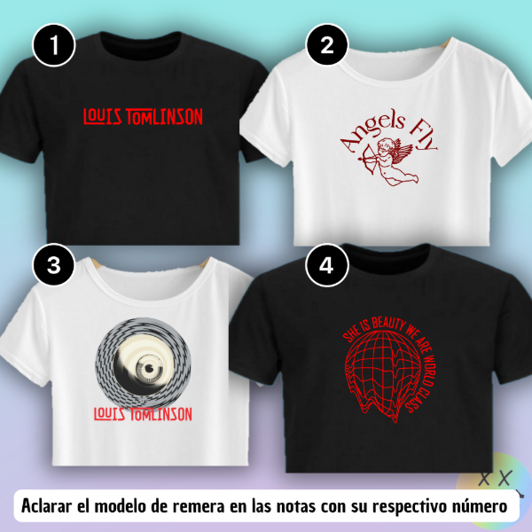 Producto - Crop Top Louis Tomlinson #2