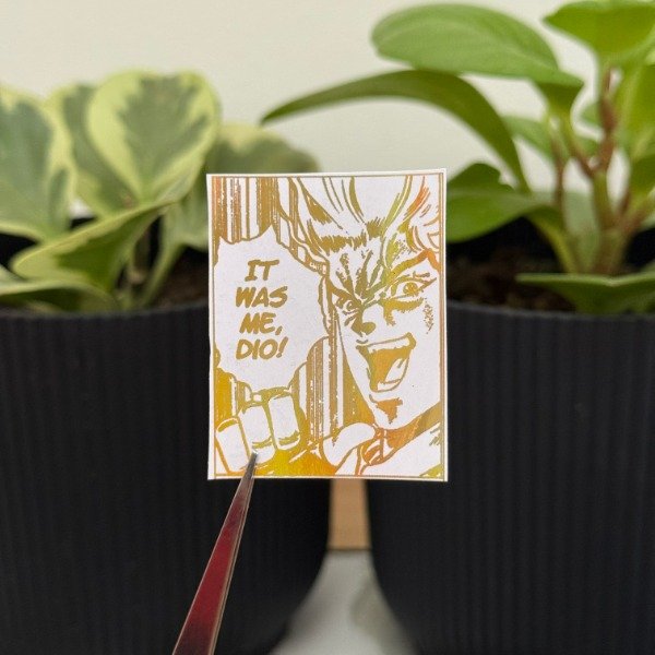 Producto - JoJo's Bizarre Adventure (Dio Brando) // Stickers foil