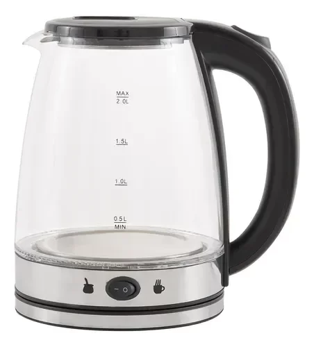 Producto - KANKI PAVA DE VIDRIO Y METAL CORTE MATE 2 L KJH-15005M