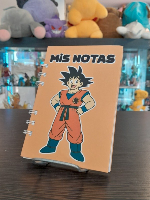 Producto - Anotador A6 con espiral -  Goku