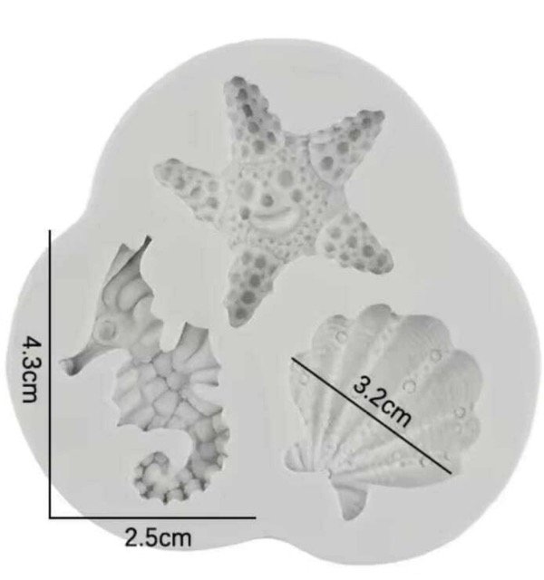Producto - MOLDE SILICONA FIGURA DE MAR MOD 1