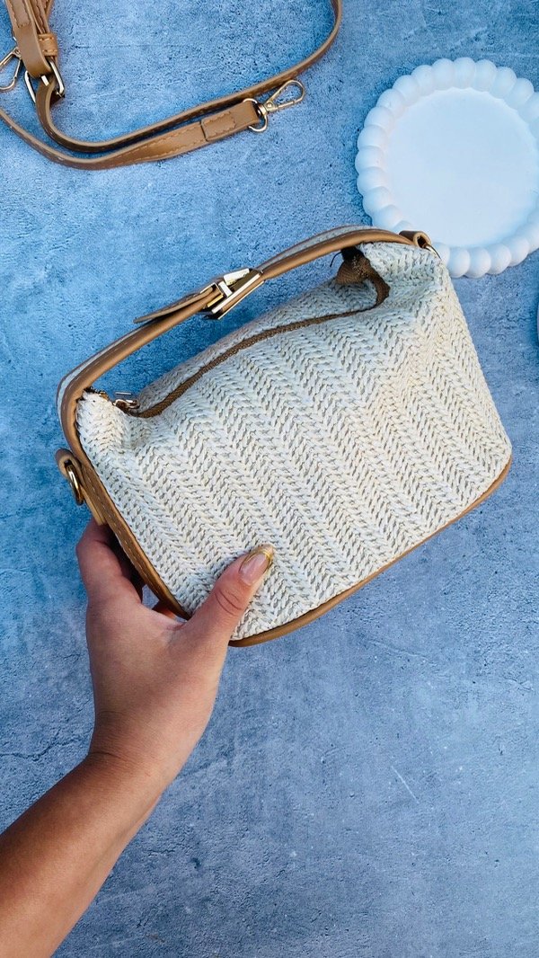 Producto - MINIBAG RAFFIA CANDELA