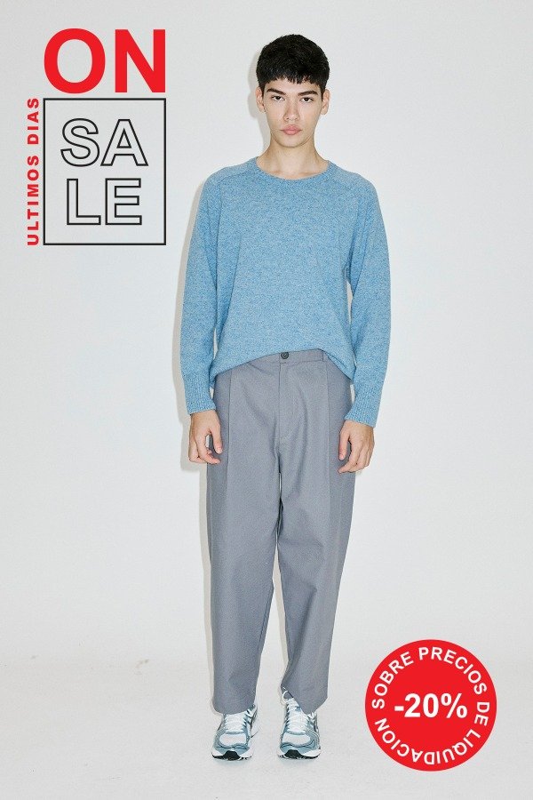 Producto - Pantalón Pinzado Elástico Canvas FW26-HPPC - 0