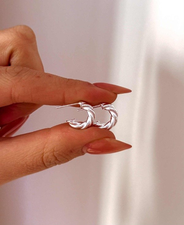 Producto - Medias Argollas Torzadas (par)