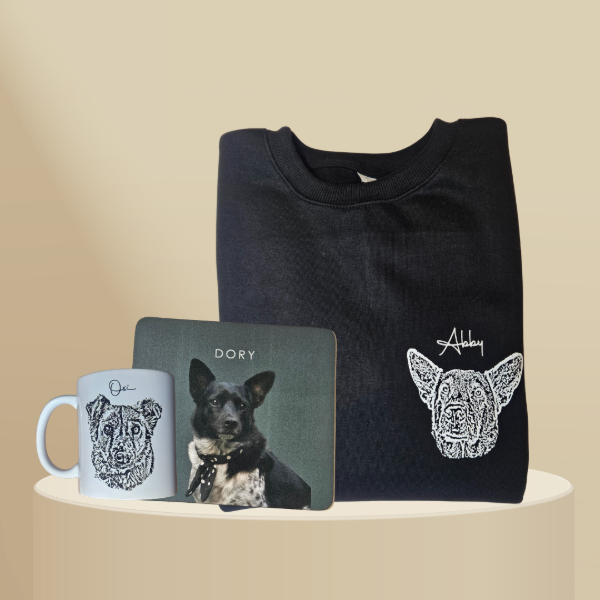 Producto - Box premium: buzo de algodón + mousepad + taza