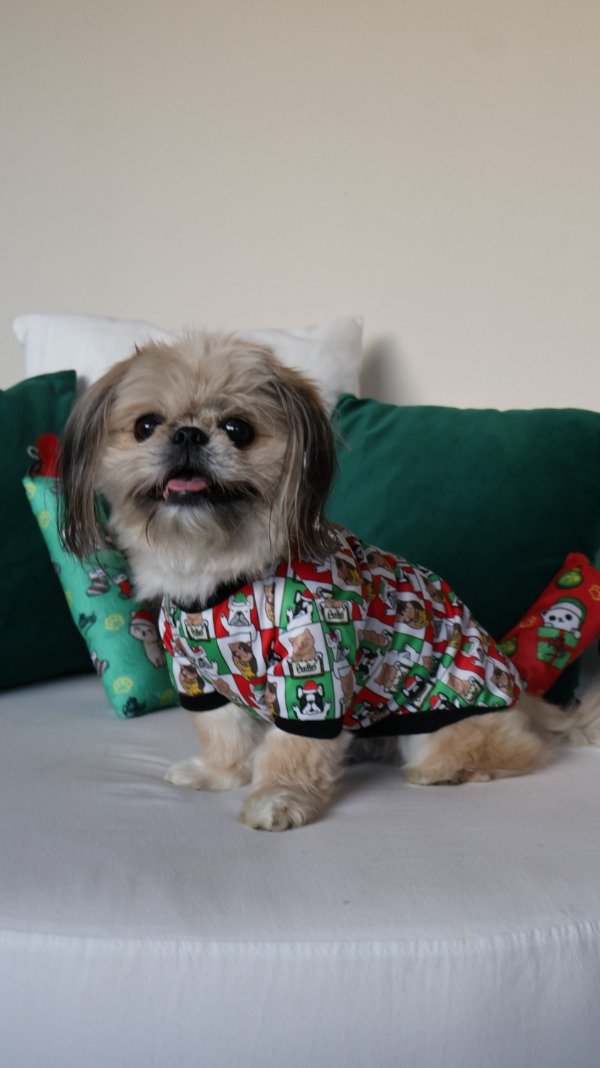 Producto - Remera navidad cuadriculada