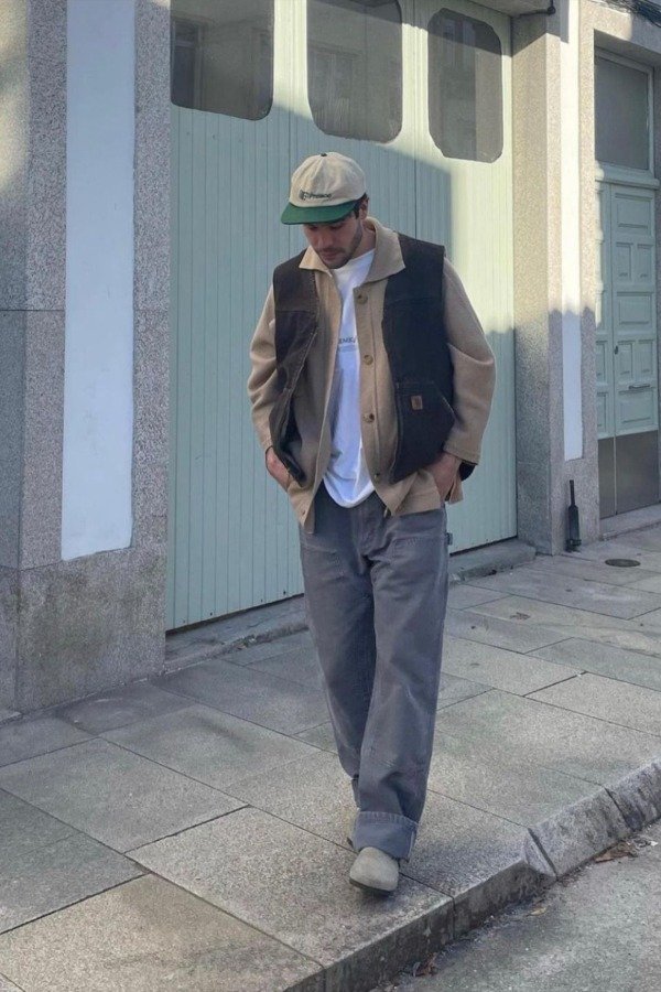 Producto - CARHARTT VEST CHOCOLATE 90s - 1