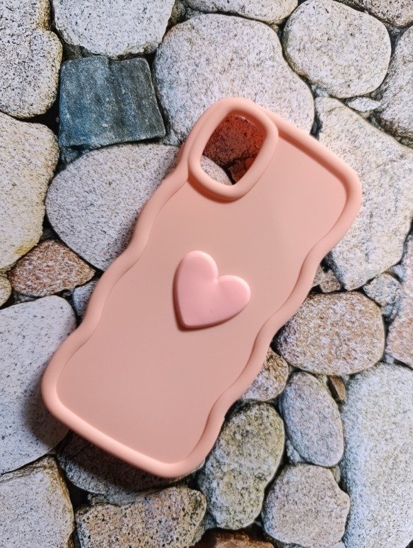 Producto - Funda silicone Nube corazón Samsung A04 rosa